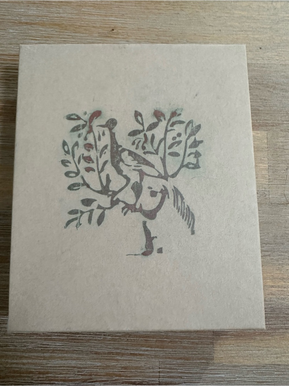 Vintage Botanical Bird Kraft Jewelry Gift Box – Add to Bundle